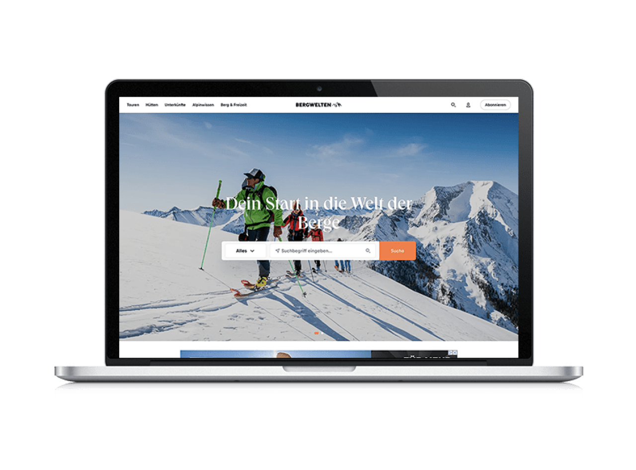 Die Welt von bergwelten.com